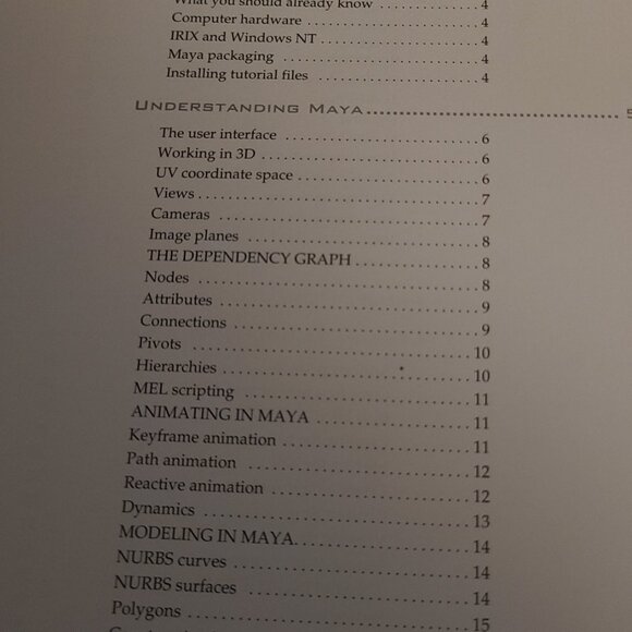 Alias Wavefront Learning Maya 2 manual - Picture 4 of 6